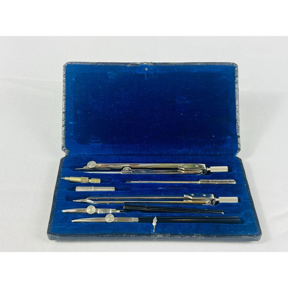 Vintage Ascola 305 Drafting Kit Velour Case